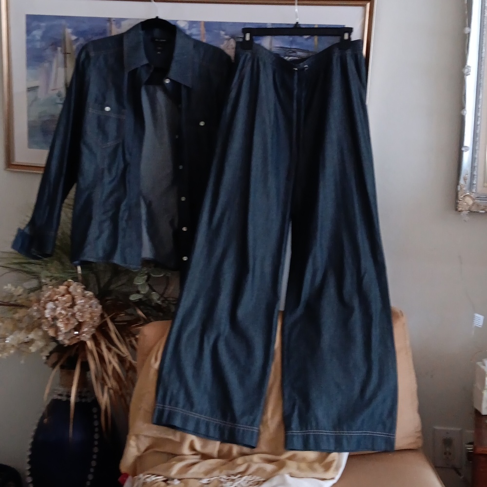 ST.John denim pant set